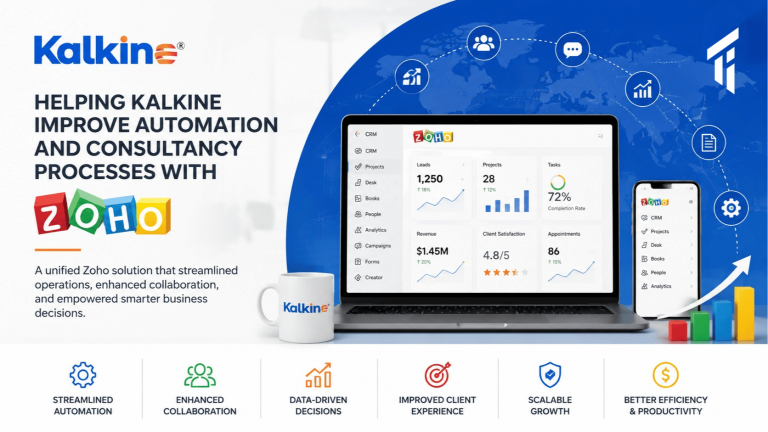 HELPING KALKINE IMPROVE AUTOMATION AND CONSULTANCY PROCESSES WITH ZOHO