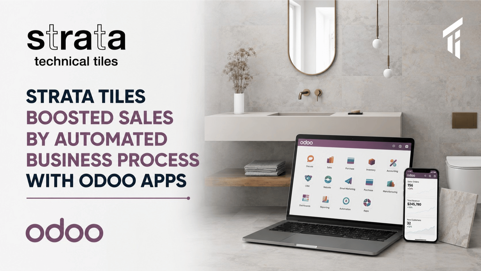 Strata Tiles boosted sales by automated business process with Odoo Apps