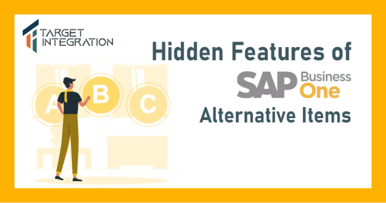 SAP Business One Features