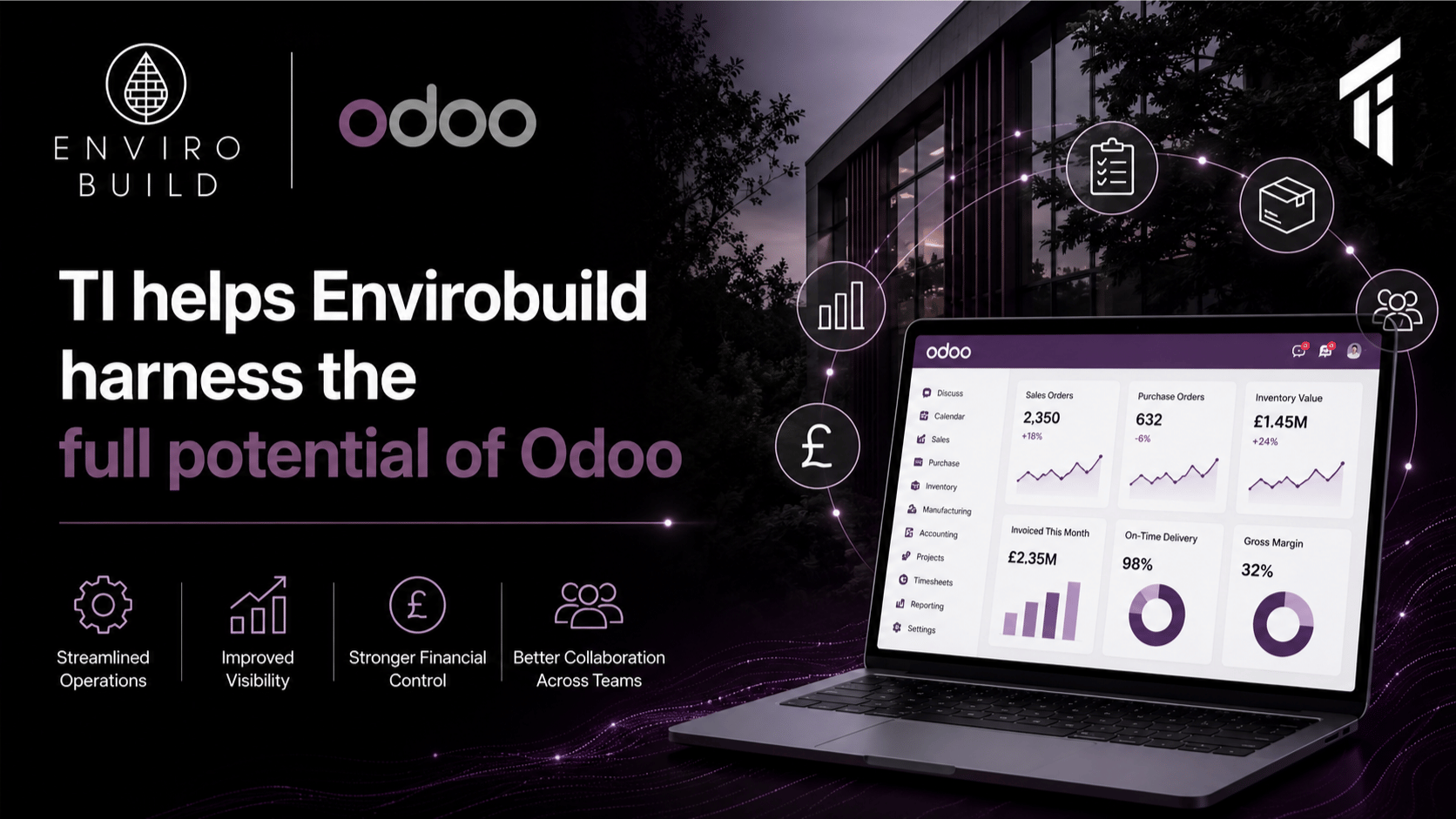 TI helps Envirobuild harness the full potential of Odoo