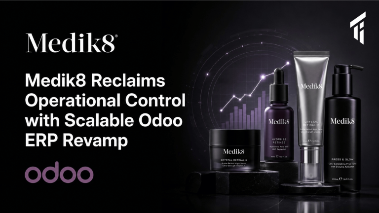 Medik8 Reclaims Operational Control with Scalable Odoo ERP Revamp