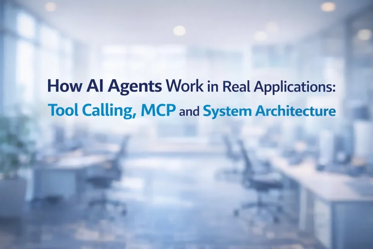 How AI Agents Work in Real Applications: Tool Calling, MCP and System Architecture